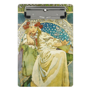 Minicarpeta De Pinza Alphonse Mucha Princess Hyacinth Art Nouveau