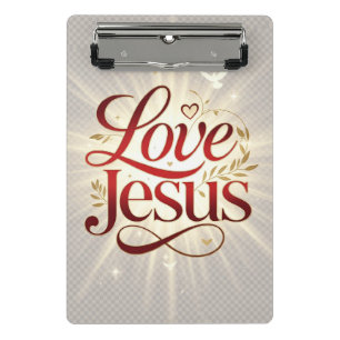 Minicarpeta De Pinza Ama a Jesús