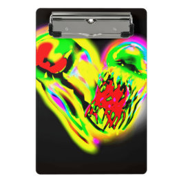 Minicarpeta De Pinza Amarillo de gelatina brillante