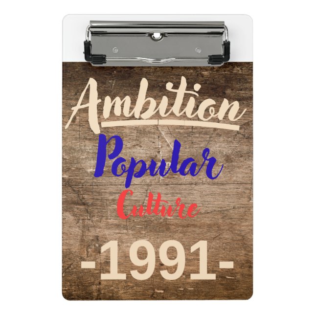 Minicarpeta De Pinza Ambition: Popular Culture (Anverso)