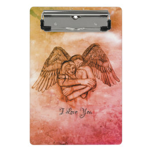 Minicarpeta De Pinza Angel Eros en el amor, te amo