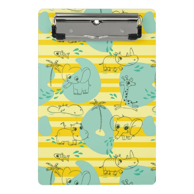 Minicarpeta De Pinza Animales lindos que juegan con agua 2 (Anverso)