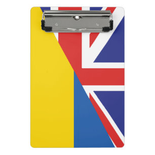 Minicarpeta De Pinza Apoyo británico hacia el Sherpa Blanket de Ucrania