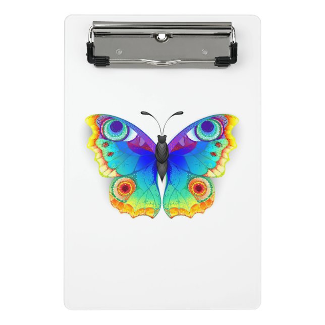 Minicarpeta De Pinza Arcoiris mariposa Peacock Eye (Anverso)