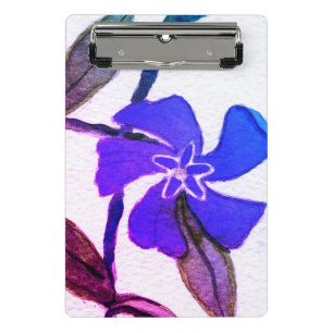 Minicarpeta De Pinza Arte de flores y verduras coloridas