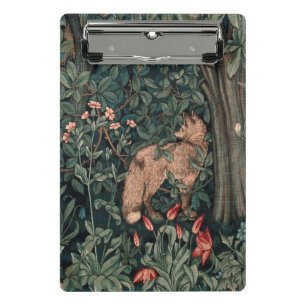 Minicarpeta De Pinza Arte de vida silvestre de zorro de vegetación de W