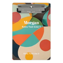 Arte Moderno, nombre y 2 líneas de texto de mediad