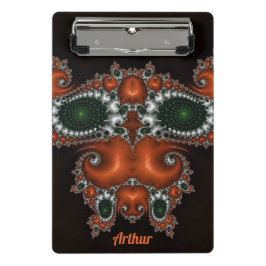 Minicarpeta De Pinza ARTHUR ~ Diseño negro, rojo, verde y blanco