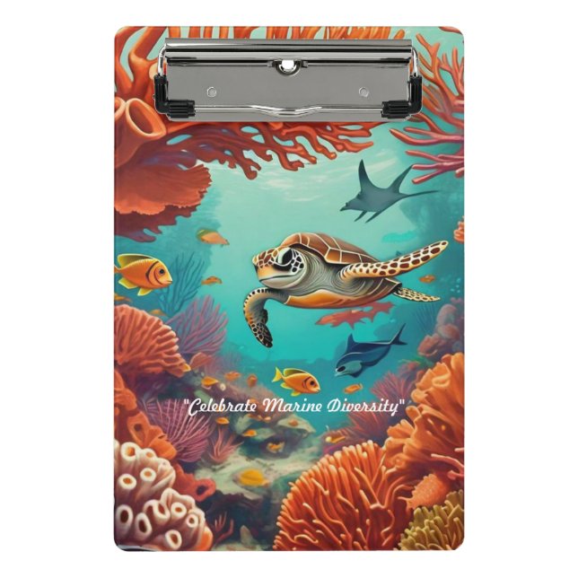 Minicarpeta De Pinza "Artística submarina" (Anverso)