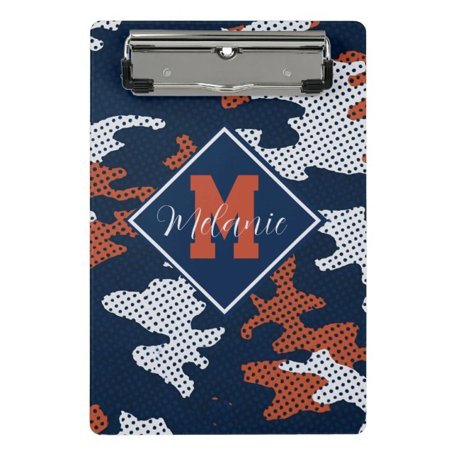 Minicarpeta De Pinza Auburn Deep-South Tiger Spirit Camo  (Anverso)