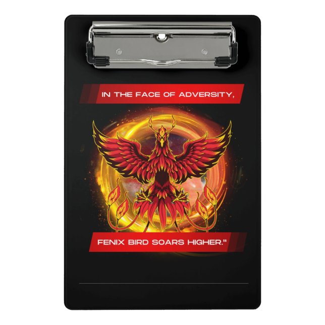 MINICARPETA DE PINZA AVE FENIX (Anverso)
