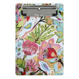 Minicarpeta De Pinza Aves de papel II