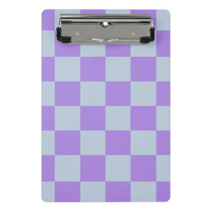 Minicarpeta De Pinza Azul y lavanda suaves y bajo control