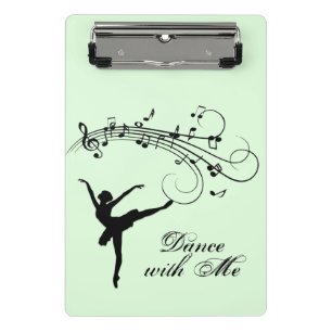 Minicarpeta De Pinza Baile Ballerina con música verde