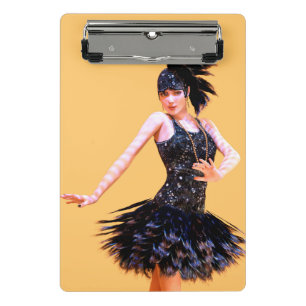Minicarpeta De Pinza Baile Flapper Vintage