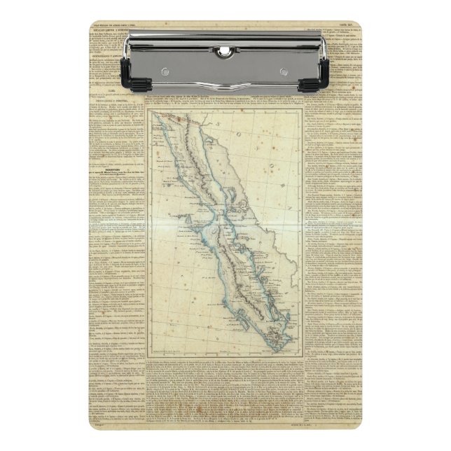 Minicarpeta De Pinza Baja California, México (Anverso)