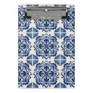 Minicarpeta De Pinza Baldosas mediterráneas, portuguesas, azulejo, mall