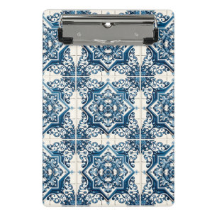 Minicarpeta De Pinza Baldosas mediterráneas, portuguesas, azulejo, mall