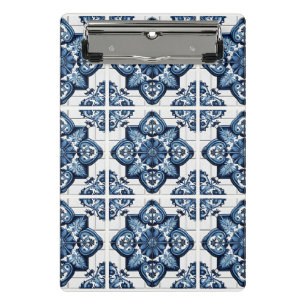 Minicarpeta De Pinza Baldosas mediterráneas, portuguesas, azulejo, mall