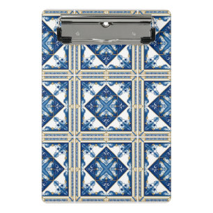 Minicarpeta De Pinza Baldosas mediterráneas, portuguesas, azulejo, mall