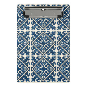 Minicarpeta De Pinza Baldosas mediterráneas, portuguesas, azulejo, mall