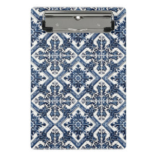 Minicarpeta De Pinza Baldosas mediterráneas, portuguesas, azulejo, mall