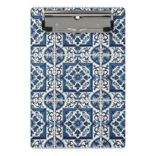 Minicarpeta De Pinza Baldosas mediterráneas, portuguesas, azulejo, mall