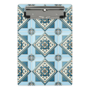 Minicarpeta De Pinza Baldosas mediterráneas, portuguesas, azulejo, mall