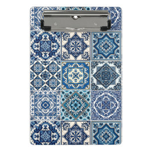 Minicarpeta De Pinza Baldosas mediterráneas, portuguesas, azulejo, mall