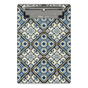 Minicarpeta De Pinza Baldosas mediterráneas, portuguesas, azulejo, mall