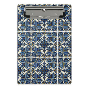 Minicarpeta De Pinza Baldosas mediterráneas, portuguesas, azulejo, mall