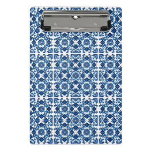 Minicarpeta De Pinza Baldosas mediterráneas, portuguesas, azulejo, mall