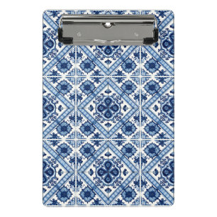 Minicarpeta De Pinza Baldosas mediterráneas, portuguesas, azulejo, mall