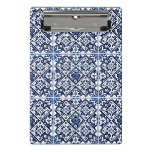 Minicarpeta De Pinza Baldosas mediterráneas, portuguesas, azulejo, mall