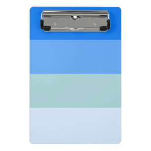 Minicarpeta De Pinza Bandas azules