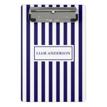 Bandas verticales blancas y azules de la Moda mode