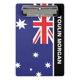 Minicarpeta De Pinza Bandera de Australia personalizada