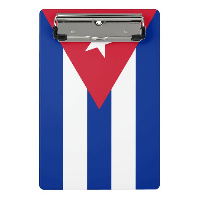Minicarpeta De Pinza Bandera de Cuba (Anverso)