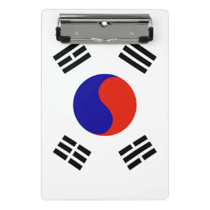 Minicarpeta De Pinza Bandera de la Corea del Sur