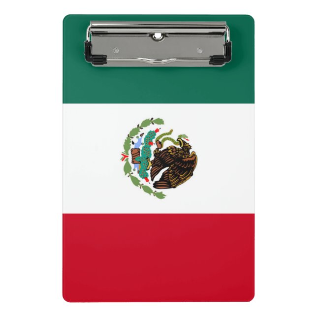 Minicarpeta De Pinza Bandera de México (Anverso)