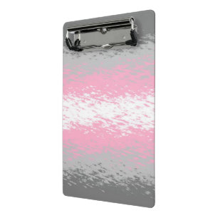 Minicarpeta De Pinza Bandera de orgullo demichica abstracta granulada r