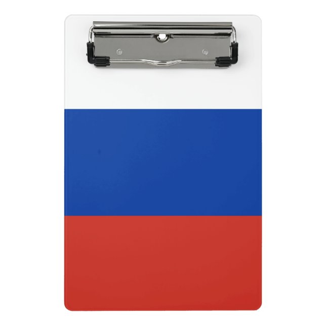 Minicarpeta De Pinza Bandera de Rusia (Anverso)