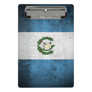 Minicarpeta De Pinza Bandera del Grunge de Guatemala