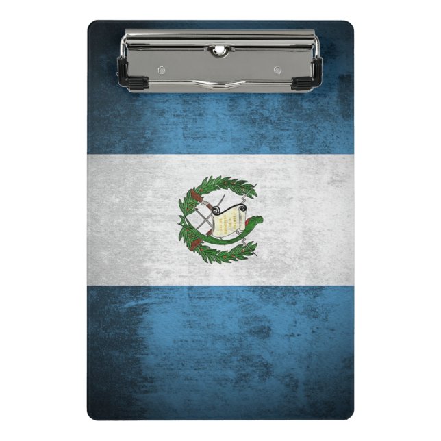Minicarpeta De Pinza Bandera del Grunge de Guatemala (Anverso)