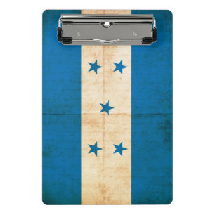 Minicarpeta De Pinza Bandera del Grunge de Honduras