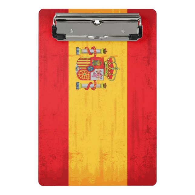 Minicarpeta De Pinza Bandera española del grunge (Anverso)