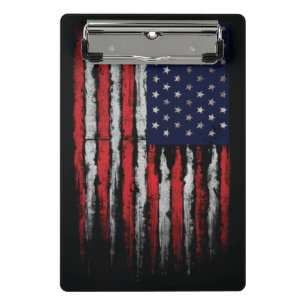 Minicarpeta De Pinza bandera Grunge EE. UU.