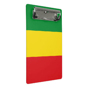 Minicarpeta De Pinza Bandera rastafariana rasta etíope