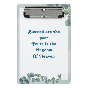 Minicarpeta De Pinza Beatitudes botánicas