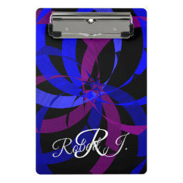 Minicarpeta De Pinza Berry Blend Geometric Mini Clipboard